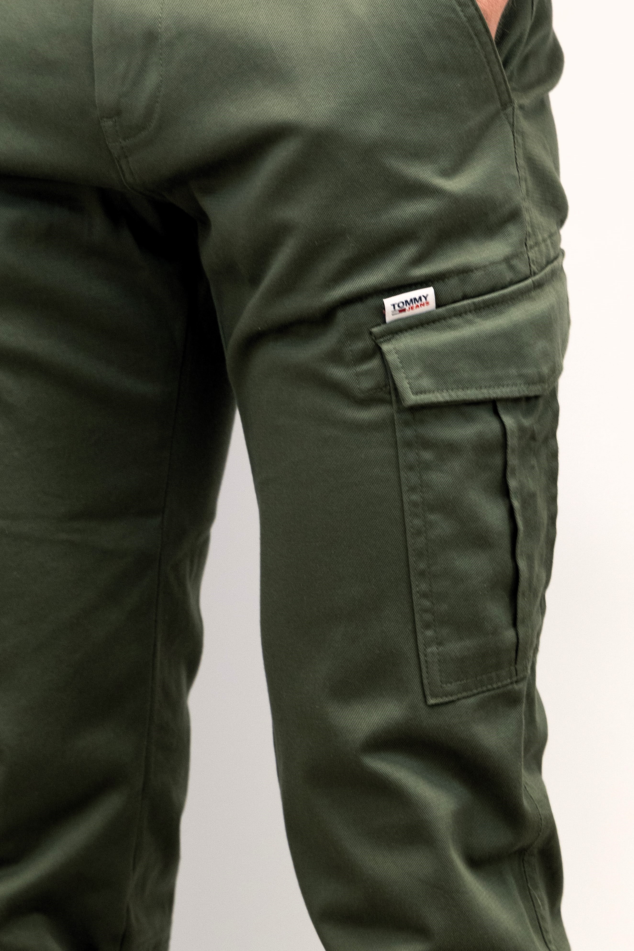 Pánské kalhoty Tommi Jeans SCANTON DOBBY - Kapsáče