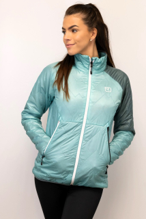  Dámská skialpinistická zateplovací bunda Ortovox Swisswool Piz Vial Jacket W - ice waterfall